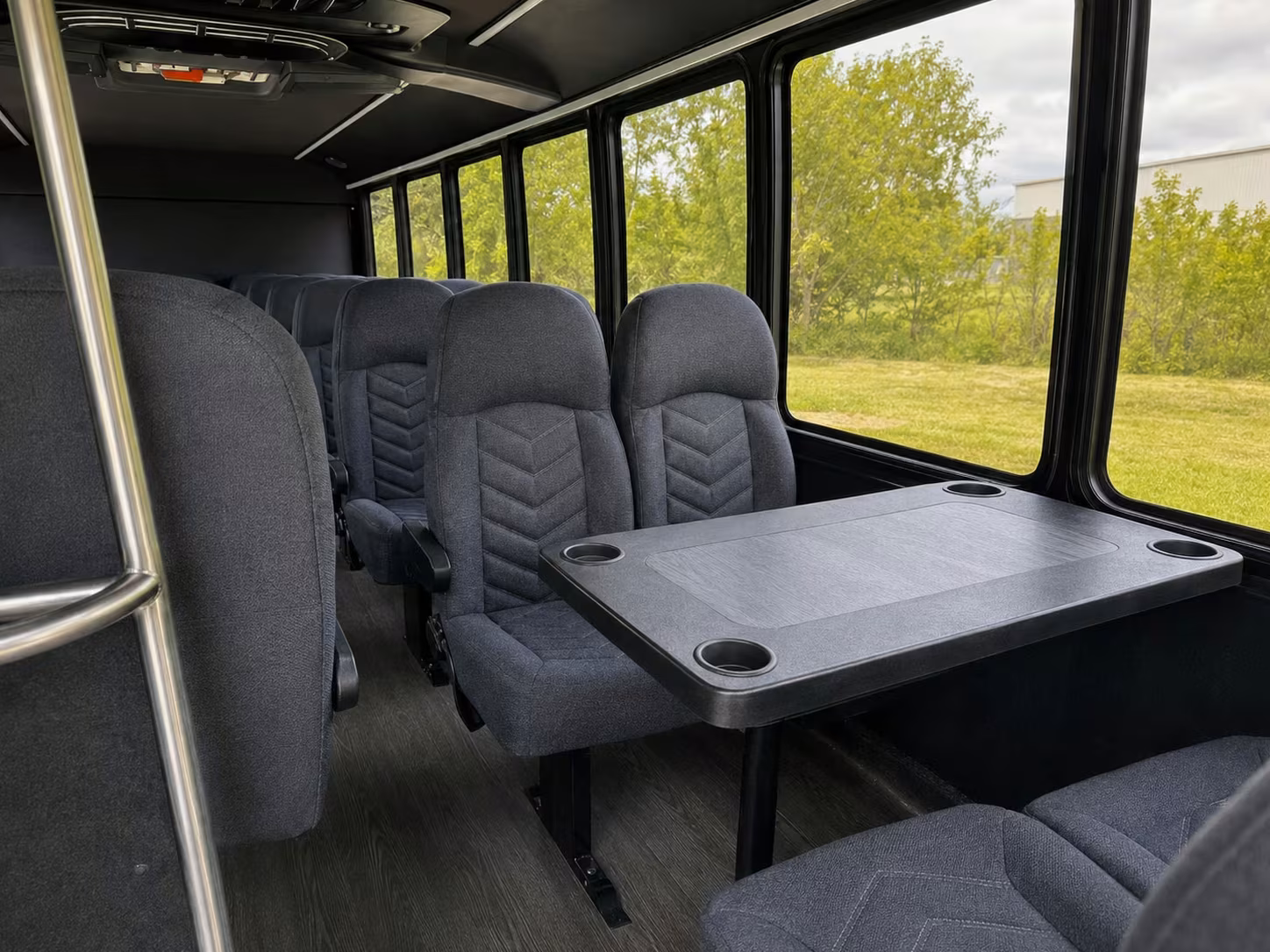 15 passenger minibus inside