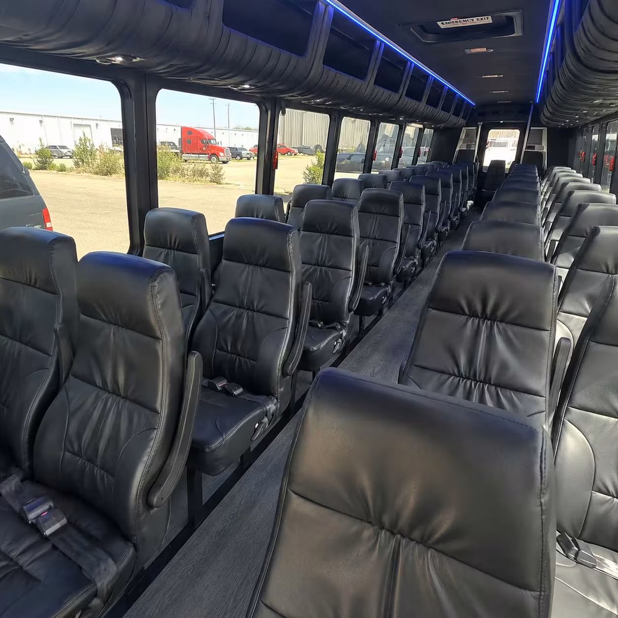 25 passenger minibus inside