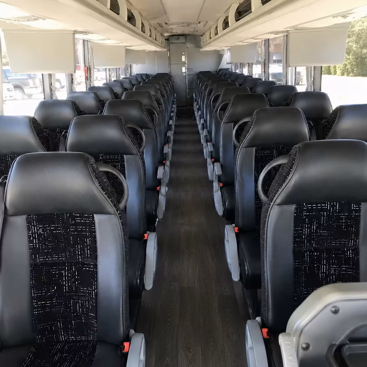 san antonio charter bus interior