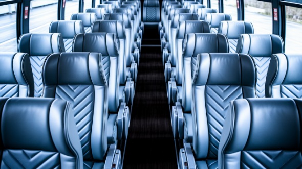 56 passenger charter bus interior austin