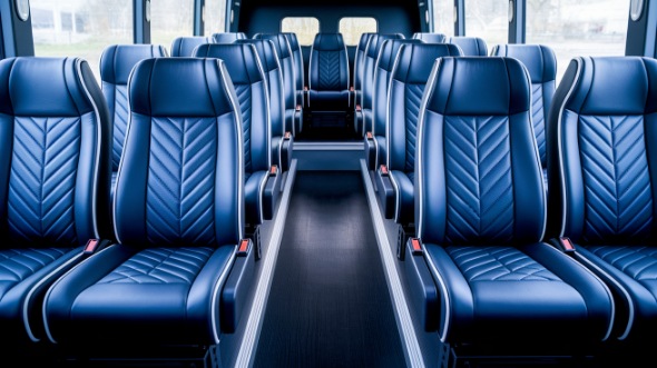 san antonio 20 passenger minibus inside