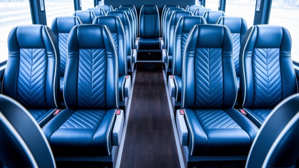 san antonio 25 passenger minibus inside