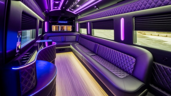 san antonio party bus rental inside